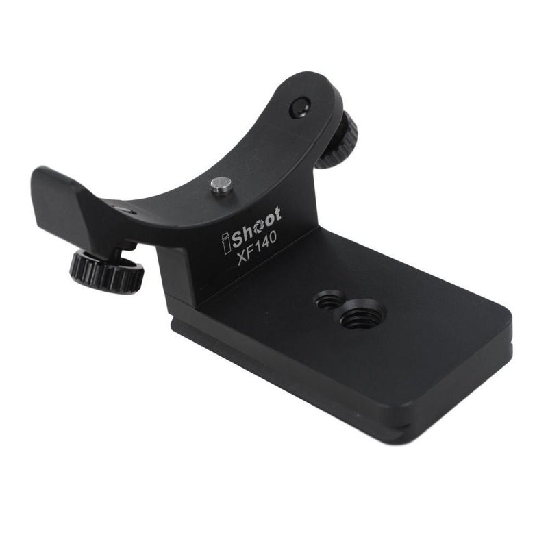 iShoot Metal Lens Collar Replacement Base Foot Stand Adapter for Fuji XF 100-400mm F4.5-5.6 R LM OIS WR Telephoto Lens Tripod Mount Ring-Bottom is Camera Quick Release Plate Feature - Image 4